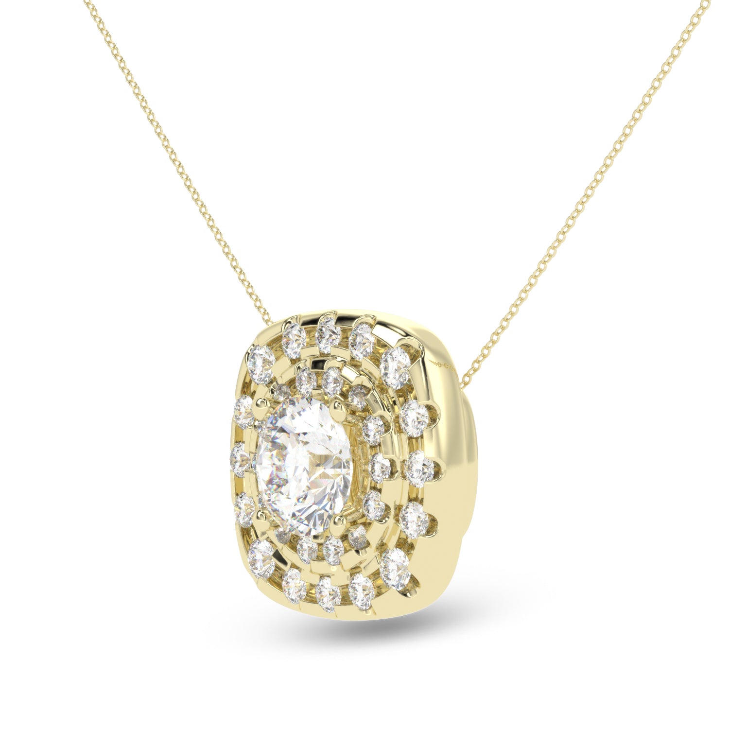 Buy 1.74Ct G Color VS1 Diamond Pendant | Solitairekart